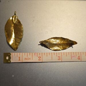 Gold Leaf Pendant